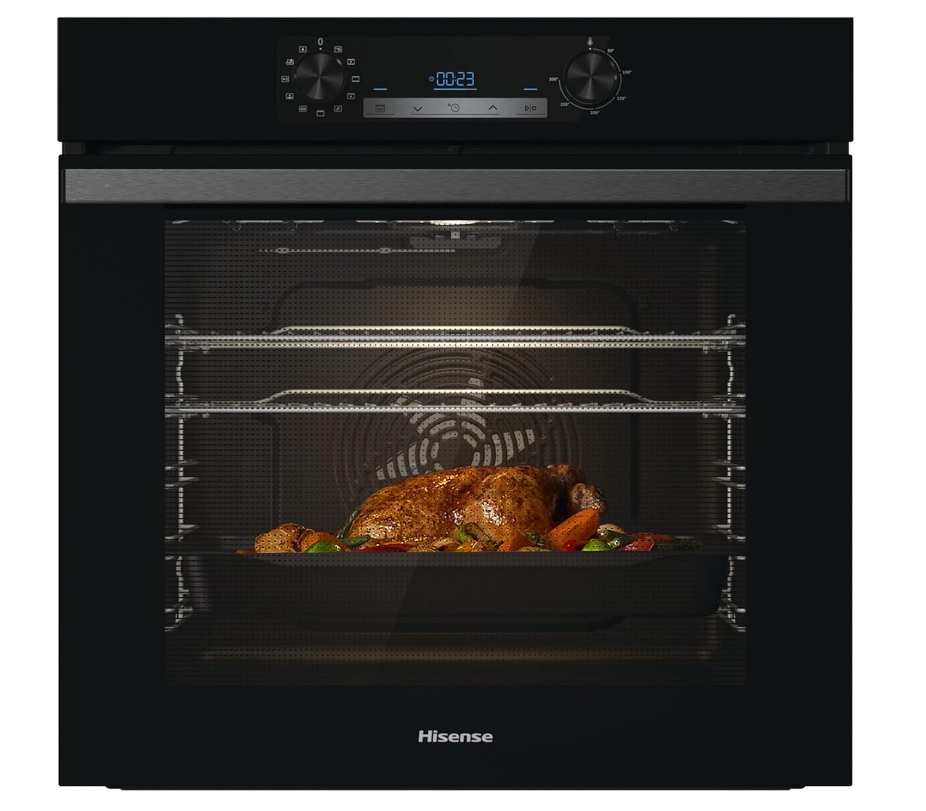 Hisense BI62212ABUK Built-in Electric Single Oven - Black - A Rated, 22 x 23 x 23 inches (L x W x H)