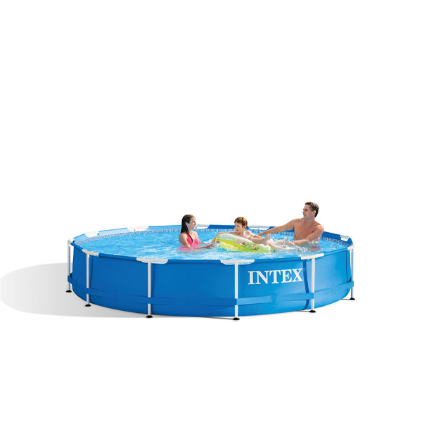 INTEX 28211EH 12ft x 30in Metal Frame Pool with Cartridge Filter Pump