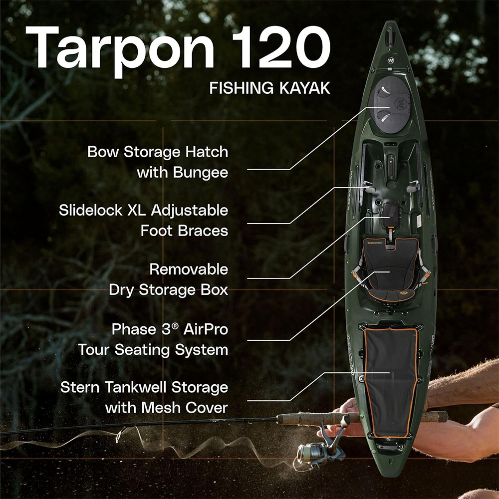 Wilderness Systems Tarpon 120 - Sit-On Fishing Kayak