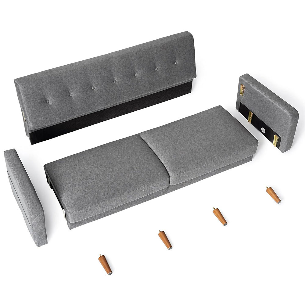 Mellow Adair Mid-Century Modern Loveseat