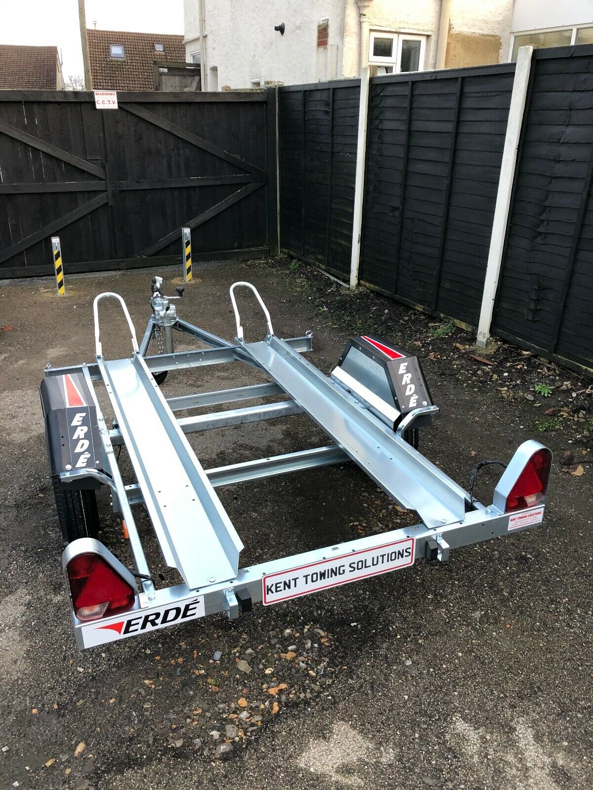  Brand New Erde CH451 Double Double Motorcycle Bike Motorcycle Trailer