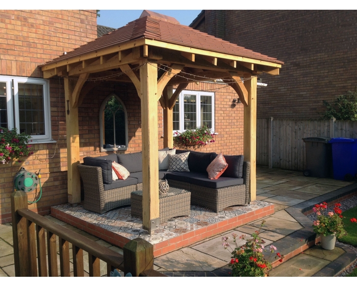 6PC High Back Modular Daybed Sofa Rattan Furniture Set - Natural DECO alfresco