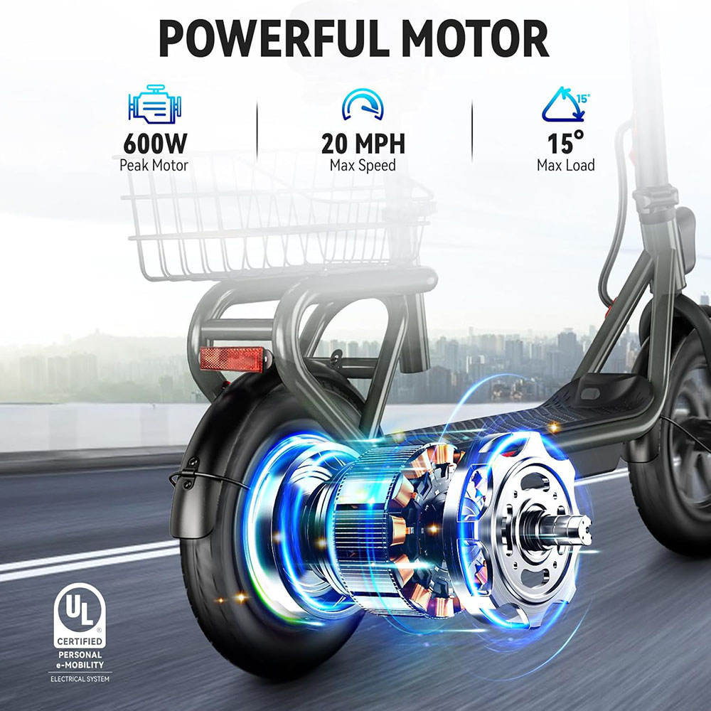 SISIGAD Electric Scooter with Seat 12