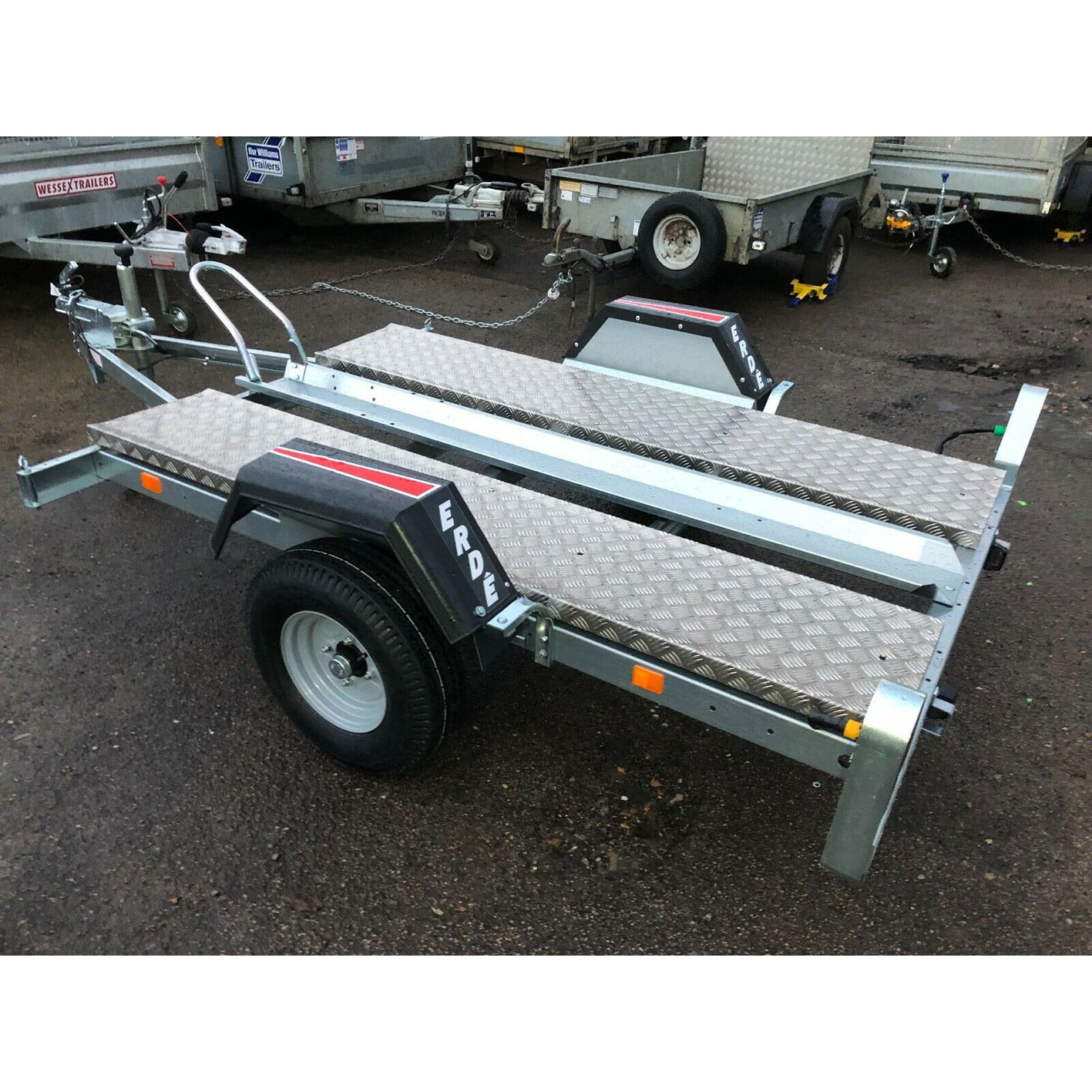 Erde CH451 Single Motorcycle Bike Motorcycle Trailer