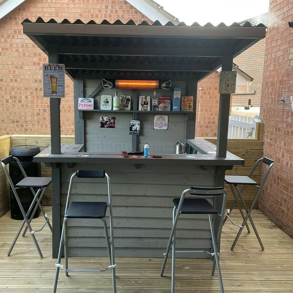 Garden Bar - Outdoor Home Wooden Bar Kit