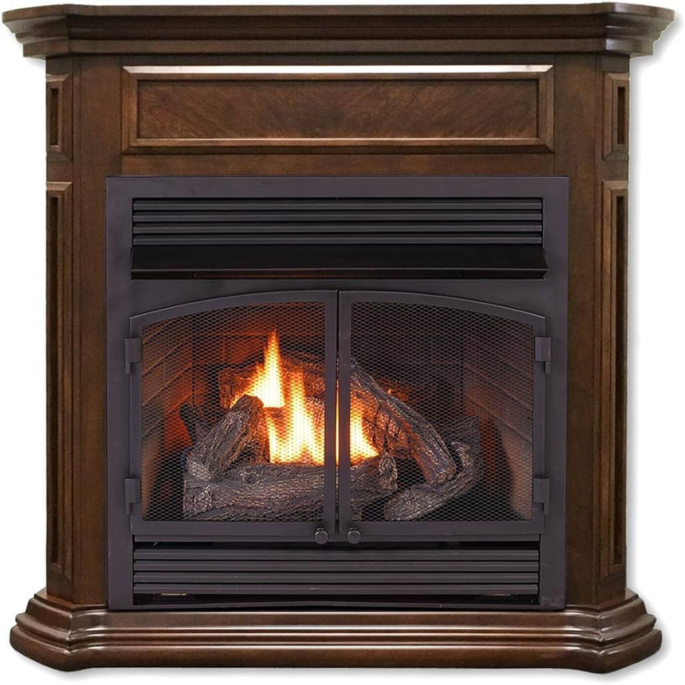 Duluth Forge FDF400T-ZC Dual Fuel Ventless Fireplace
